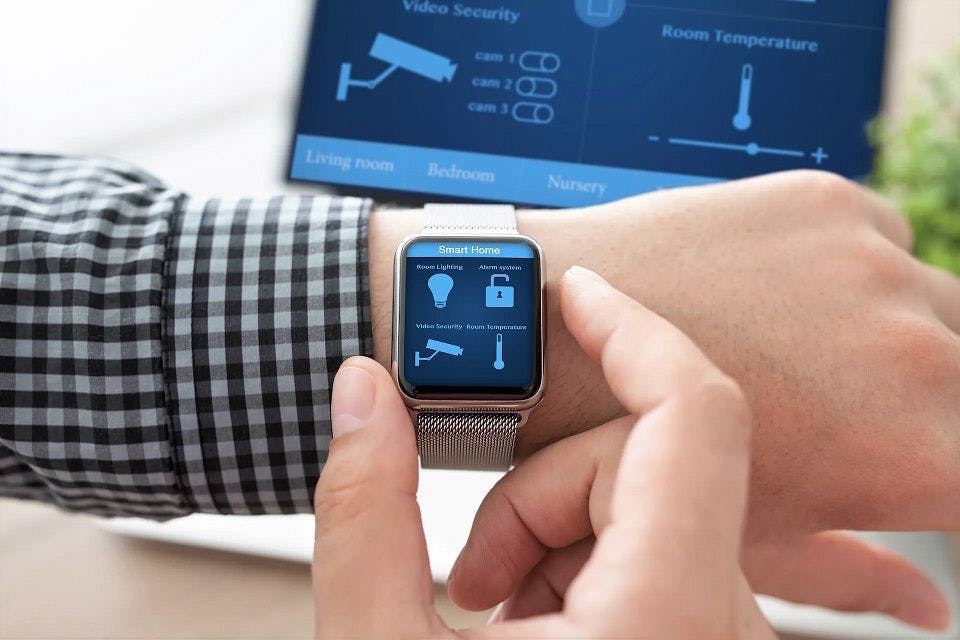 Smart Home Steuerung Smart Watch Desktop